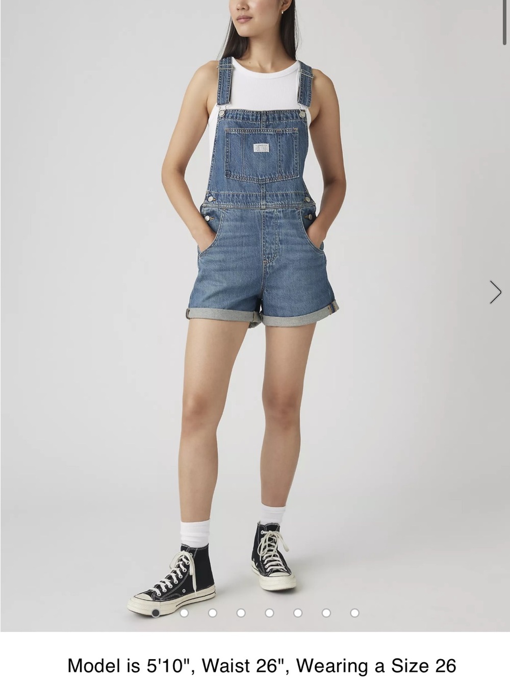 Genuine Levi Shortalls Overalls - Blue